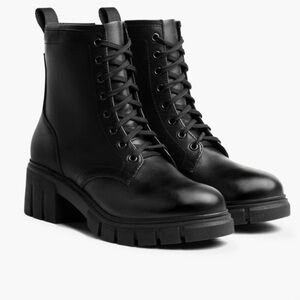 Brand New Thursday Boot Co. “Coda” Black Leather Boots + Original Cleaning Kit